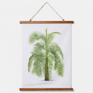 Palm Print -Pieter Joseph de Pannemaeker 1832-1904 Hanging Tapestry