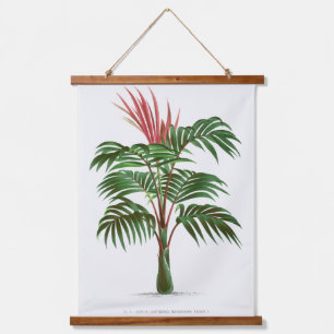 Palm Print -Pieter Joseph de Pannemaeker 1832-1904 Hanging Tapestry