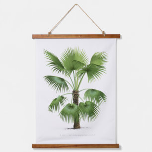 Palm Print -Pieter Joseph de Pannemaeker 1832-1904 Hanging Tapestry