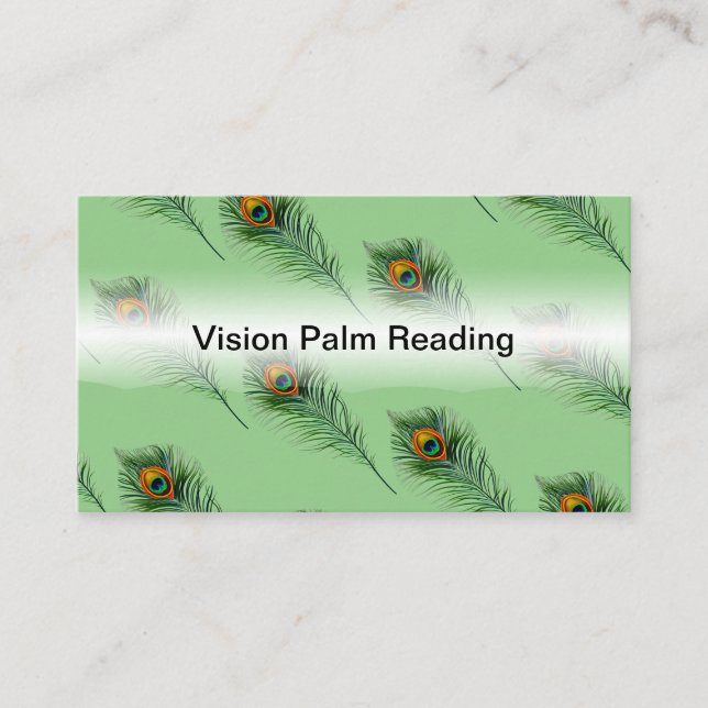 Palm Reader And Psychic Business Card (Front)