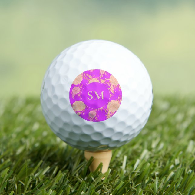 Palm Royale Floral Golf Balls (Insitu Tee)