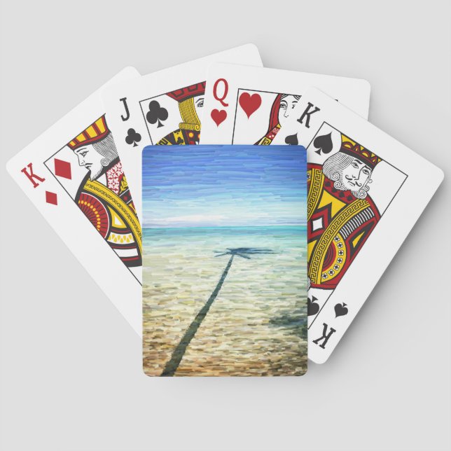 "Palm Shadow" Playing Cards (Back)