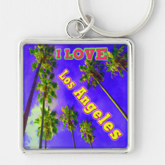 "Palm Sky: I LOVE Los Angeles 1" Kaychain Key Ring