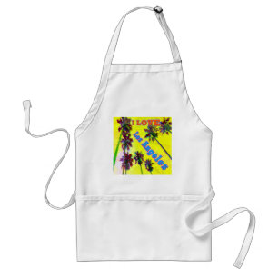 "Palm Sky: I LOVE Los Angeles 2" Apron