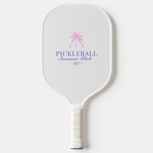 Palm, Social Club aesthetic, palm pattern Pickleball Paddle
