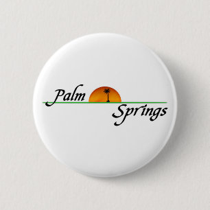 Palm Springs 6 Cm Round Badge