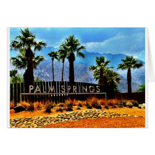 Palm Springs Art Card (Front Horizontal)