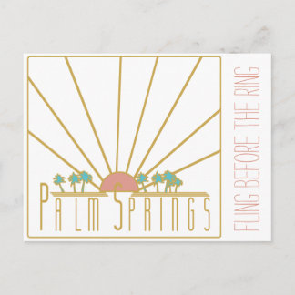 Palm Springs Bachelorette Invitation