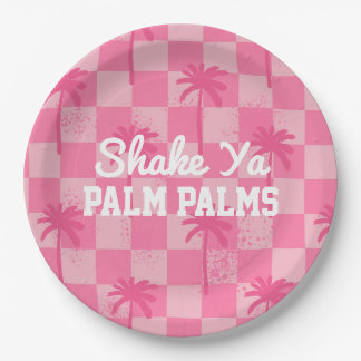 Palm Springs Bachelorette Shake Ya Palm Palm Plate