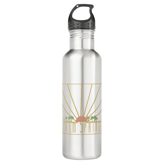 Palm Springs Bachelorette/Wedding Can Cooler 710 Ml Water Bottle (Front)