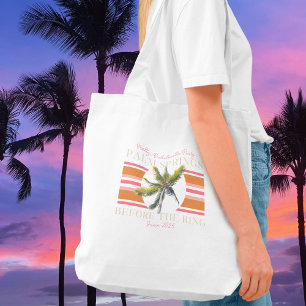 Palm Springs Before the Ring – Retro Bachelorette Tote Bag