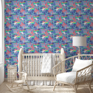 Palm Springs blue Wallpaper