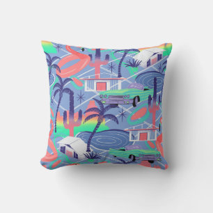 Palm Springs blus Cushion