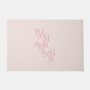 Palm Springs Blush Pink Doormat
