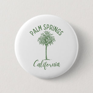 Palm Springs California 6 Cm Round Badge