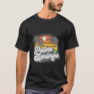 Palm Springs California Beach Retro Vintage Vacati T-Shirt