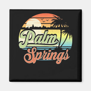 Palm Springs California Beach Vacation Sunset Magnet