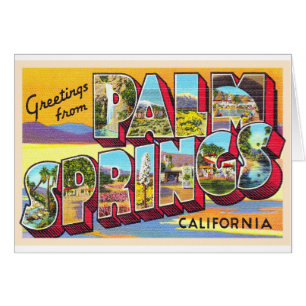 Palm Springs California CA Large Letter Postcard