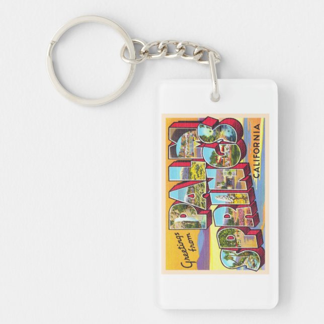 Palm Springs California CA Large Letter Postcard Key Ring (Front)