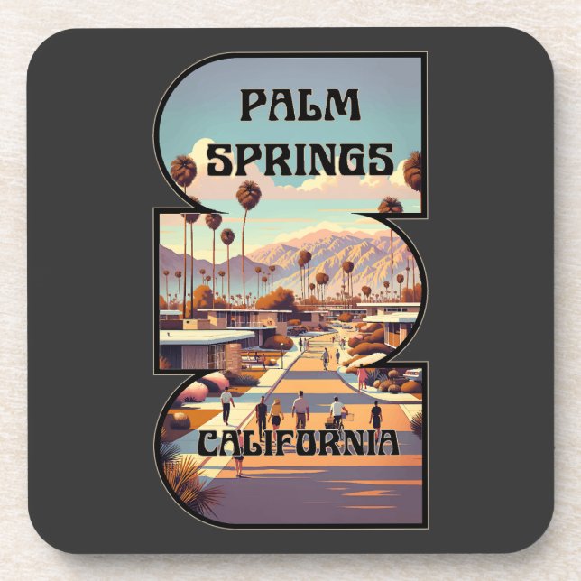 Palm Springs, California Coaster (Front)