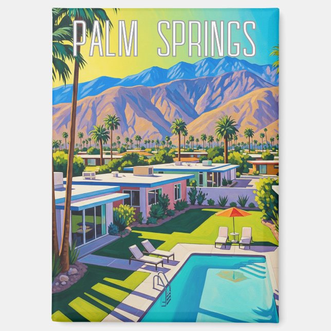 Palm Springs California Magnet (Front)