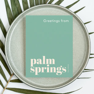 Palm Springs California modern vacation Postcard