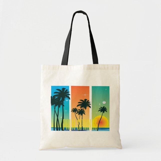 Palm Springs California Palm Trees Budget Tote (Front)
