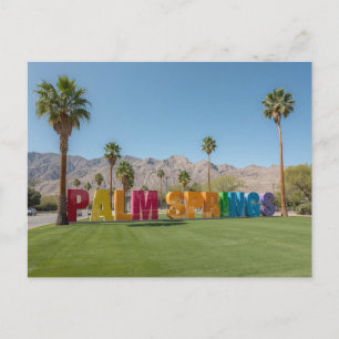 Palm springs california postcard