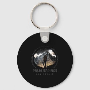 Palm Springs California Souvenir Hiking  Key Ring