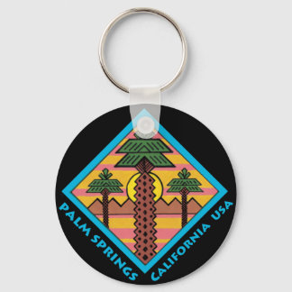 PALM SPRINGS California USA original artwork Key Ring