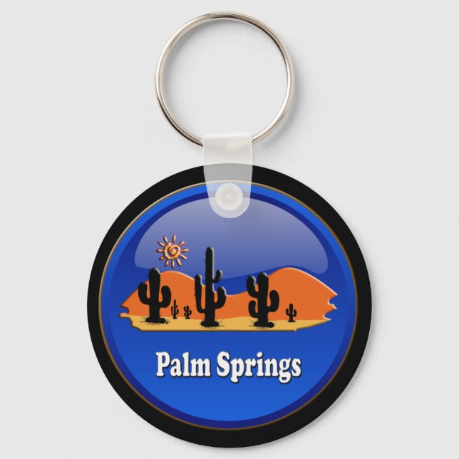 Palm Springs desert Key Ring (Front)