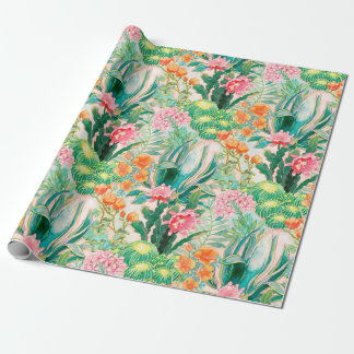 Palm Springs Foliage Wrapping Paper