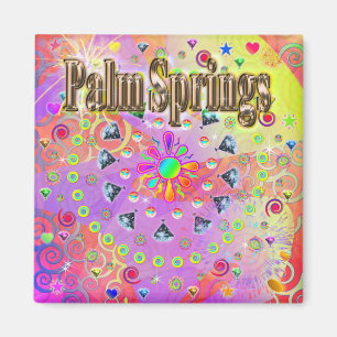 Palm Springs Lucky Golden Magnet