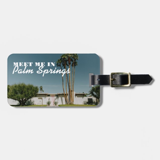 Palm Springs Luggage Tag (Front Horizontal)