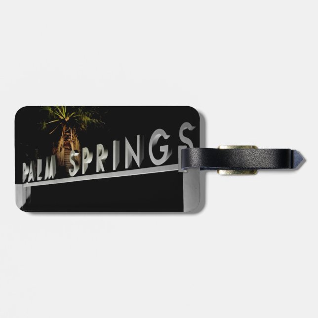 Palm Springs Luggage Tags (Back Horizontal)