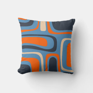 Palm Springs Mid Century Modern Abstract Pattern Cushion