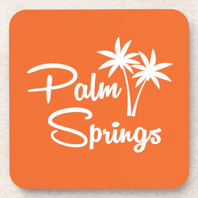 Palm Springs Mid Century Modern Coasters (Front)