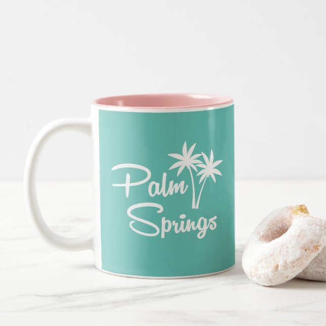 Palm Springs Mid Century Modern Mug (With Donut)