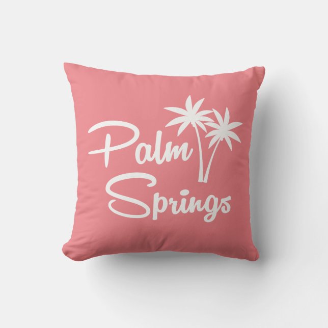 Palm Springs Mid Century Modern Pillow (Front)