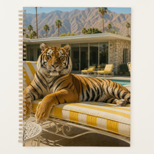 Palm Springs Poolside Tiger Planner