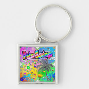 Palm Springs Quadro Seasons Keychain