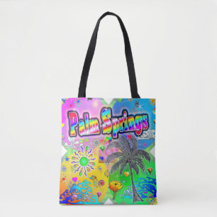 Palm Springs Quadro Seasons Tote Bag