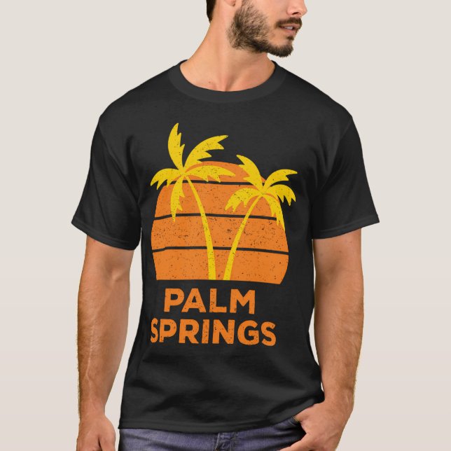 Palm Springs Retro T-Shirt (Front)