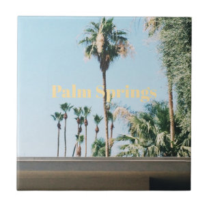 Palm Springs Travel Souvenir Ceramic Tile