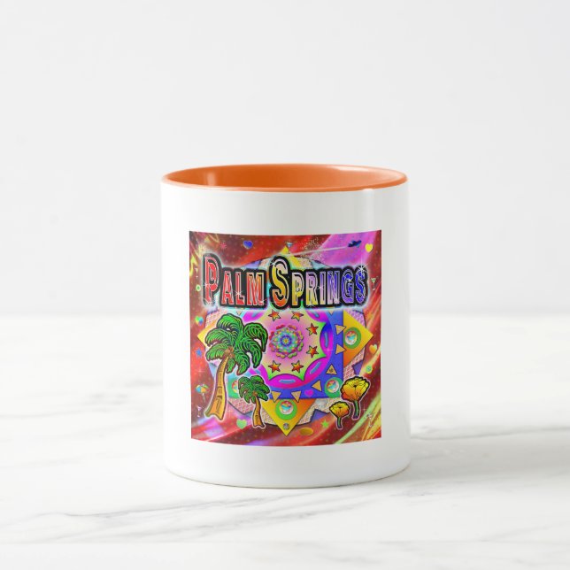 Palm Springs Tropical Friends Mug (Center)