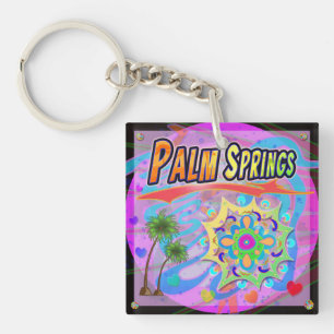 Palm Springs True Progress Keychain