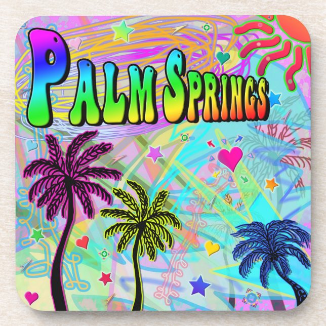 Palm Springs Vivid Romance Coaster (Front)