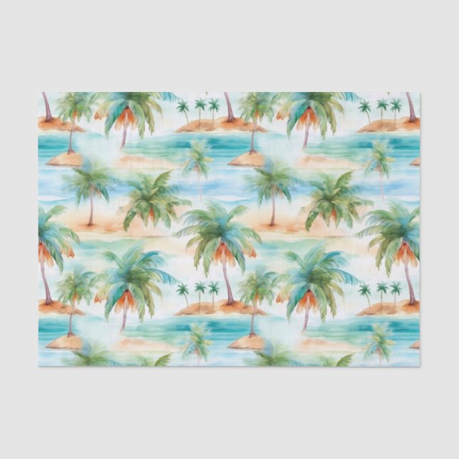 Palm Summer Tissue Paper (Front)