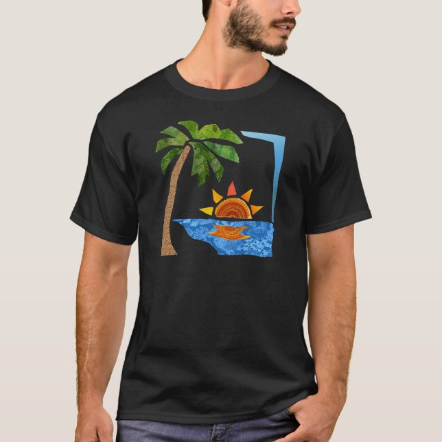 Palm, Sun & Sea T-Shirt (Front)