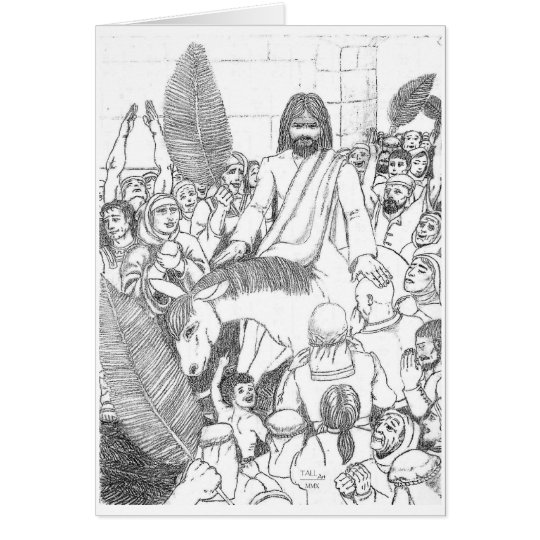 Palm Sunday Card